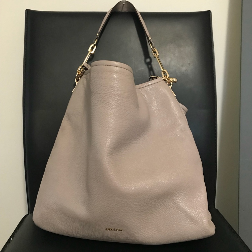 Coach Taupe Shoulder Bag